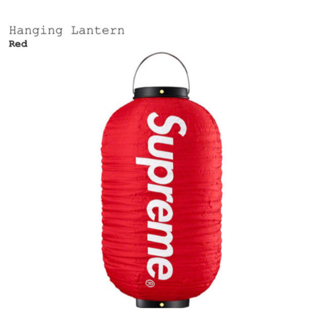 supreme hanging lantern red 赤 提灯