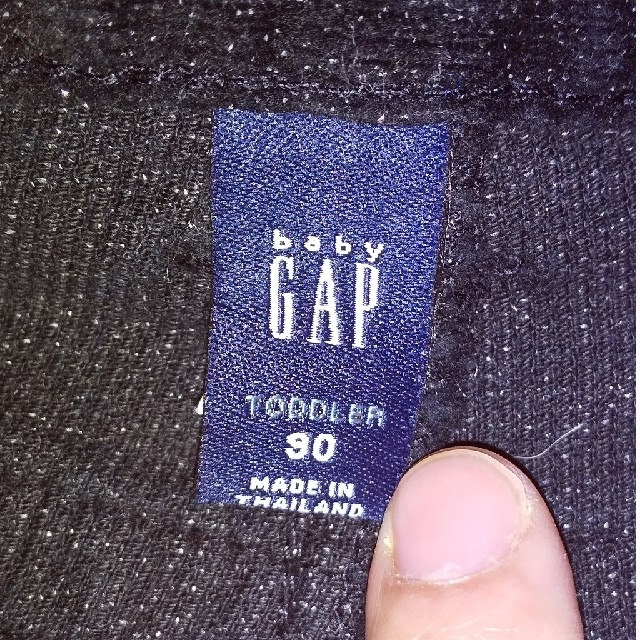 babyGAP(ベビーギャップ)のラメ入りジーンズ80～90cm キッズ/ベビー/マタニティのベビー服(~85cm)(パンツ)の商品写真