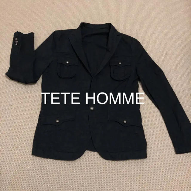 TETE HOMME(テットオム)のテットオム 綿ジャケット Lサイズ メンズのジャケット/アウター(テーラードジャケット)の商品写真