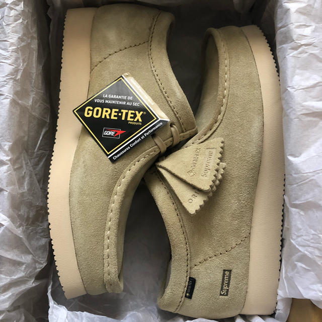 【美品】supreme×Clarks GORE-TEX Wallabee