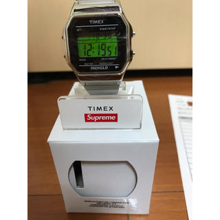 シュプリーム(Supreme)のsupreme timex digital watch シルバー 国内正規品(腕時計(デジタル))