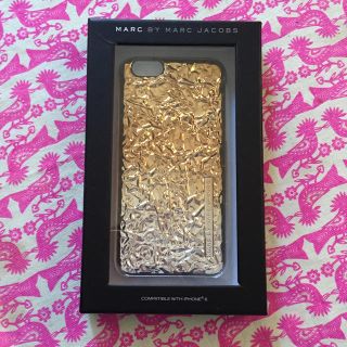 マークバイマークジェイコブス(MARC BY MARC JACOBS)のiPhone6 ケース✨gold(モバイルケース/カバー)