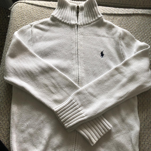 POLO RALPH LAUREN(ポロラルフローレン)のラルフ140 ジップアップカーディガン キッズ/ベビー/マタニティのキッズ服男の子用(90cm~)(カーディガン)の商品写真