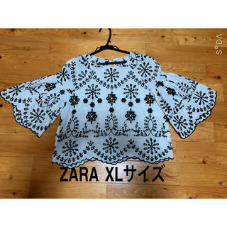 ザラ(ZARA)の✧値下げ✧ZARA トップス　XLサイズ(カットソー(半袖/袖なし))