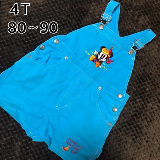 ディズニー(Disney)のオーバーオール４T(パンツ/スパッツ)