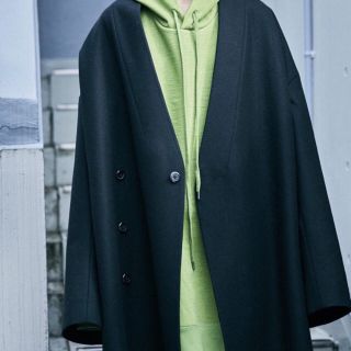 ラッドミュージシャン 18aw ノーカラーコート