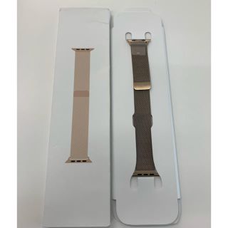 アップルウォッチ(Apple Watch)の【新品未使用】アップルウォッチ ミラネーゼループ ゴールド 純正(その他)