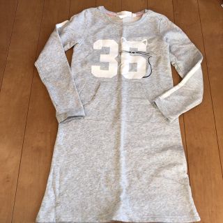 エイチアンドエム(H&M)のH＆M140cmスウェットワンピです！(ワンピース)