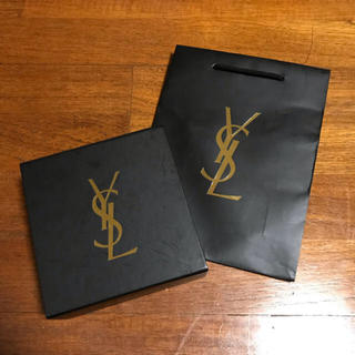 イヴサンローランボーテ(Yves Saint Laurent Beaute)のYSL 空箱紙袋 紐付き(ショップ袋)
