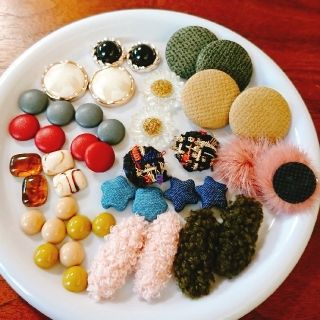 ハンドメイド　パーツ　カボション　画像二枚分(その他)