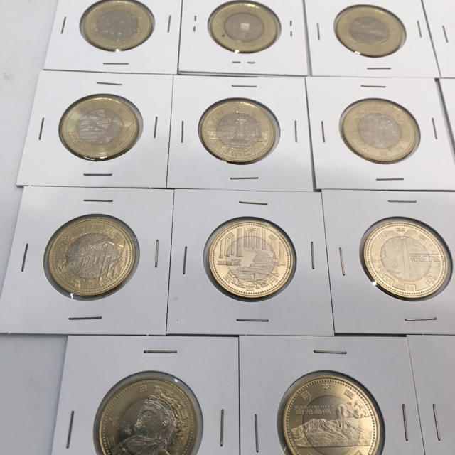 美品　地方自治60周年記念　　500円硬貨　全47種　古銭