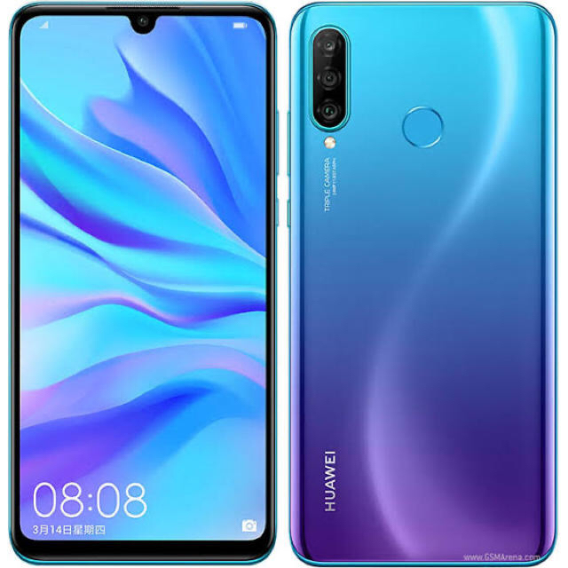 HUAWEI P30 lite ピーコックブルー