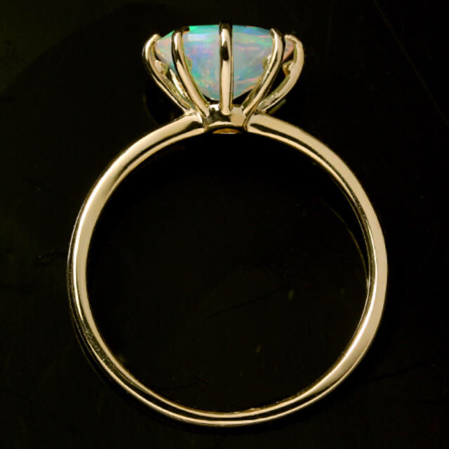 agete(アガット)のビズー  エチオピアオパールリング　bizoux  レディースのアクセサリー(リング(指輪))の商品写真