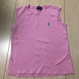 ポロラルフローレン(POLO RALPH LAUREN)のラルフローレンベスト130 ピンク(ニット)