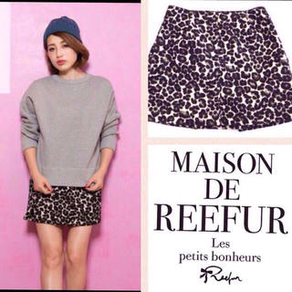 メゾンドリーファー(Maison de Reefur)のレオパードスカート(ミニスカート)