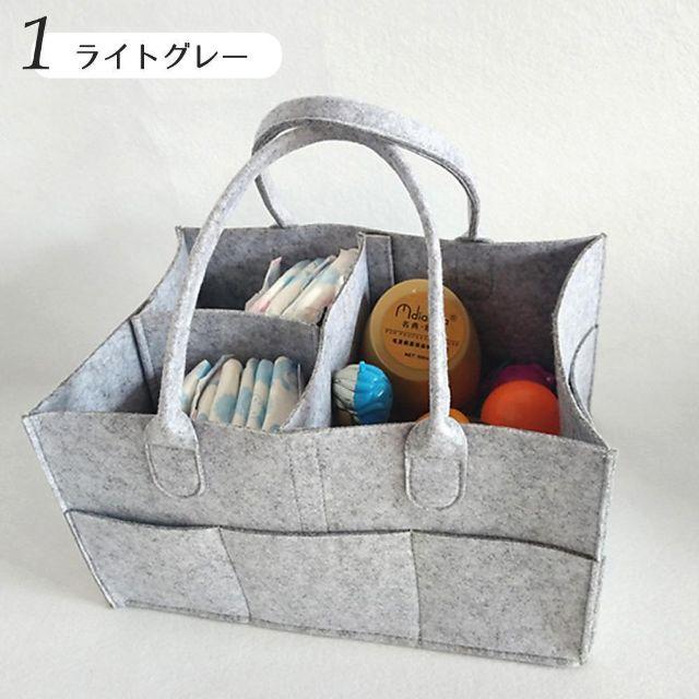 おむつ ストッカー おむつ 収納 オムツケース ベビー用品 収納ボックス キッズ/ベビー/マタニティのおむつ/トイレ用品(ベビーおむつバッグ)の商品写真