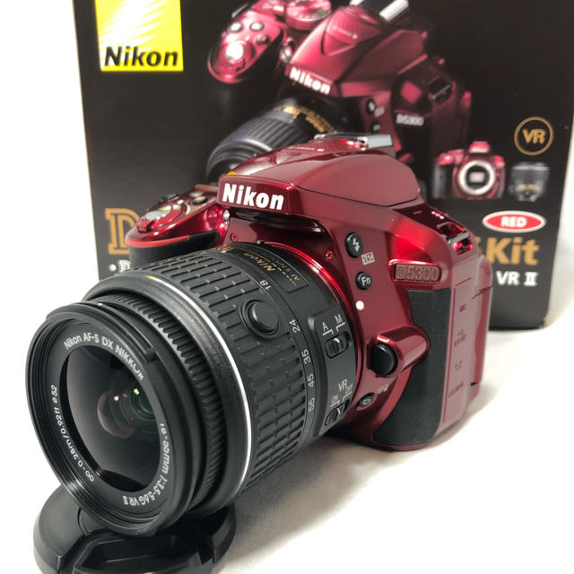 超新品級 Nikon D5300 レンズKIT レッドテスト撮影のみ10ショット