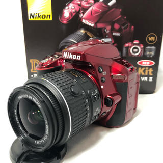 ニコン(Nikon)の超新品級 Nikon D5300 レンズKIT レッドテスト撮影のみ10ショット(デジタル一眼)