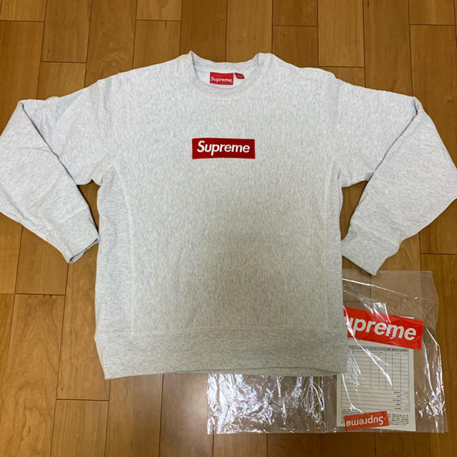 買い誠実 - Supreme Box ボックスロゴ クルーネック スウェット