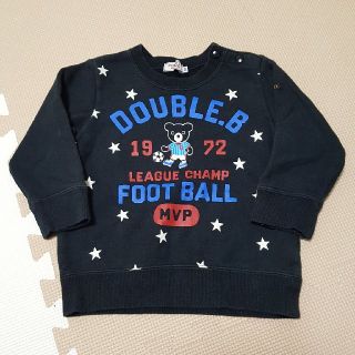 ダブルビー(DOUBLE.B)のフットボール　トレーナー(Tシャツ/カットソー)