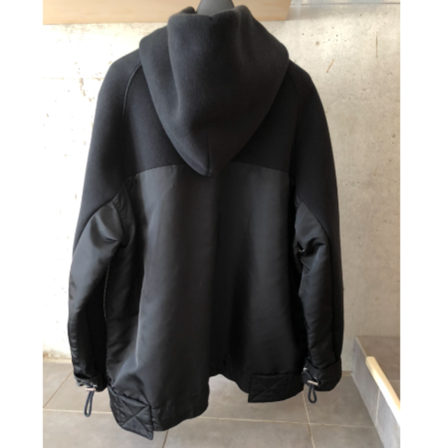 sacai - sacai 18AW ドッキングパーカー フーディ コート ジャケット ニット の通販 by Km's shop｜サカイならラクマ