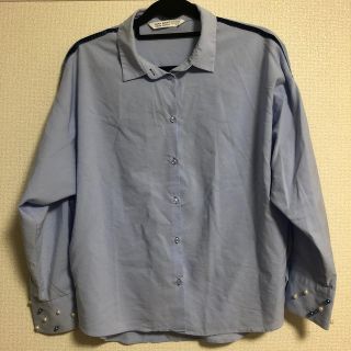 ザラ(ZARA)のカラーシャツ ZARA Ｌ最終値下げ♡♡(シャツ/ブラウス(長袖/七分))