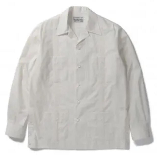 ワコマリア(WACKO MARIA)のワコマリア　キューバシャツ　白　XL CUBA(シャツ)