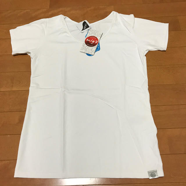 アライヴン　レディース  ストレッチシャツ(白) レディースのトップス(Tシャツ(半袖/袖なし))の商品写真