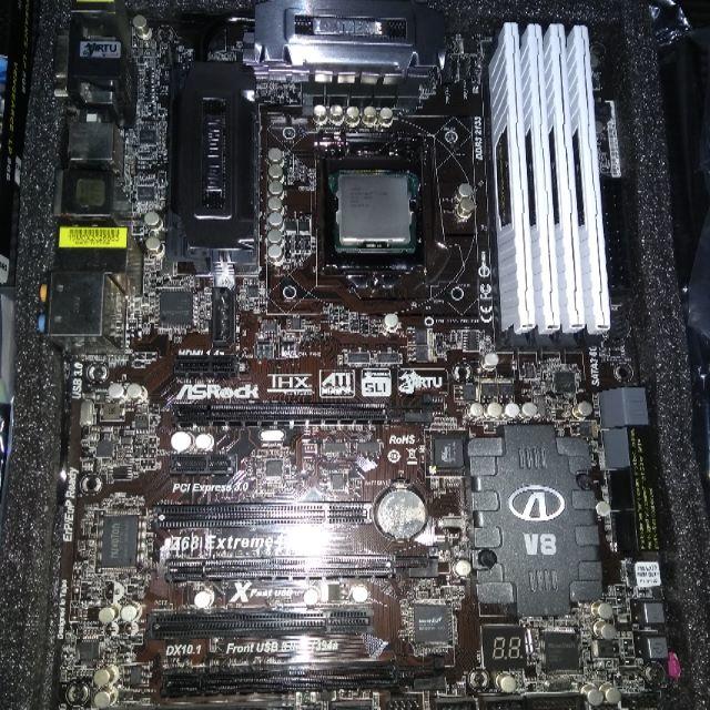 Intel Core i7-2600K マザーボード・メモリーセットスマホ/家電/カメラ