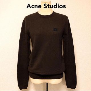 アクネ(ACNE)のAcneStudios ワッペン スマイル にこちゃん 長袖 ニット セーター(ニット/セーター)