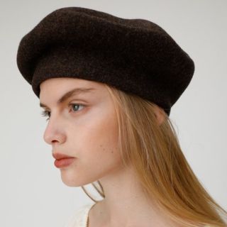 マウジー(moussy)のウール　ベレー　moussy  未使用　(ハンチング/ベレー帽)