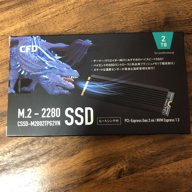 スマホ/家電/カメラCFD M.2 SSD 2TB