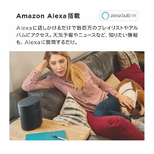 新品 BOSE HOMESPEAKER300 BLK スマートスピーカー 黒 スマホ/家電/カメラのオーディオ機器(スピーカー)の商品写真