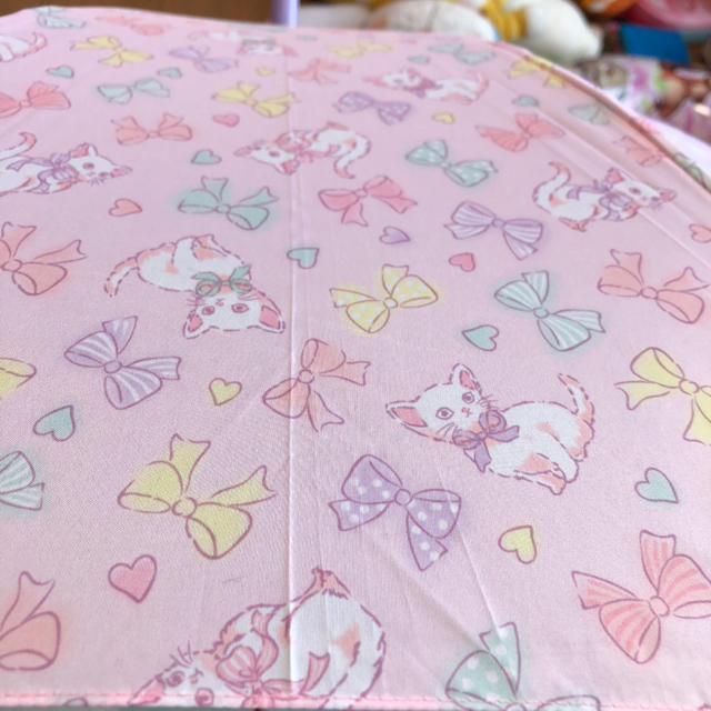 motherways(マザウェイズ)のマザウェイズ 傘 ピンク ねこ 80 雨傘 140-160 キャット キッズ/ベビー/マタニティのこども用ファッション小物(傘)の商品写真