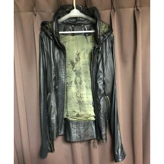 14th addiction レザーライダースパーカー S | www.mariaflorales.com.ar