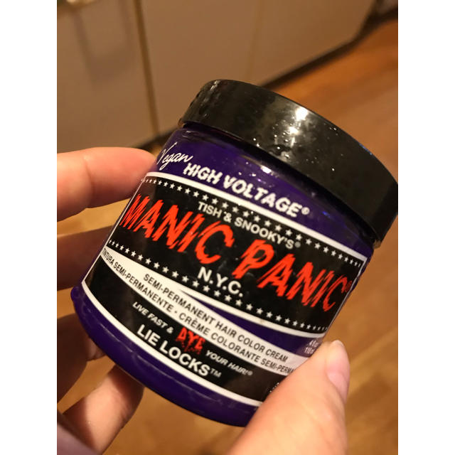 マニックパニック　ライラック　5割程度 コスメ/美容のヘアケア/スタイリング(カラーリング剤)の商品写真