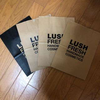 ラッシュ(LUSH)のLUSH 紙袋4つセット(ショップ袋)