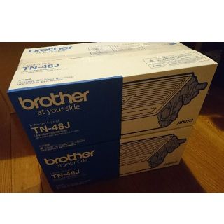 ブラザー(brother)の【2個セット】brother トナーカートリッジ TN48-J未開封(オフィス用品一般)