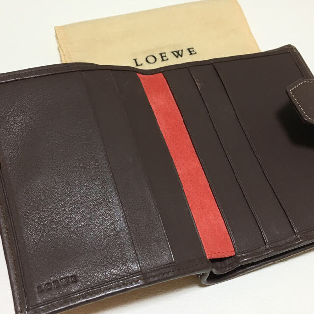 LOEWE(ロエベ)のロエベ 二つ折り財布・スエード レディースのファッション小物(財布)の商品写真