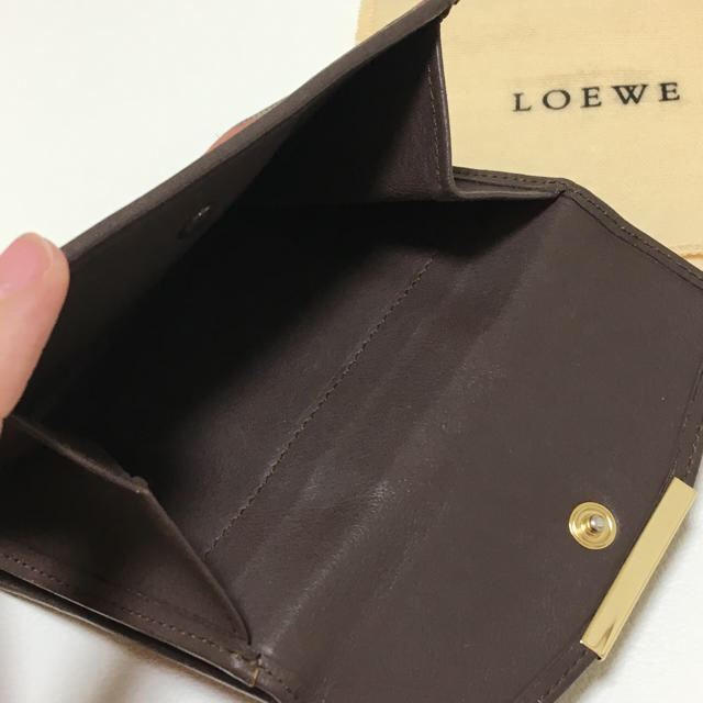 LOEWE(ロエベ)のロエベ 二つ折り財布・スエード レディースのファッション小物(財布)の商品写真