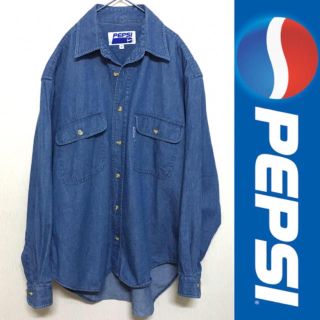 サンタモニカ(Santa Monica)の90s PEPSI ペプシ デニムシャツ ヴィンテージ 美品 コーラ 企業ロゴ(シャツ)