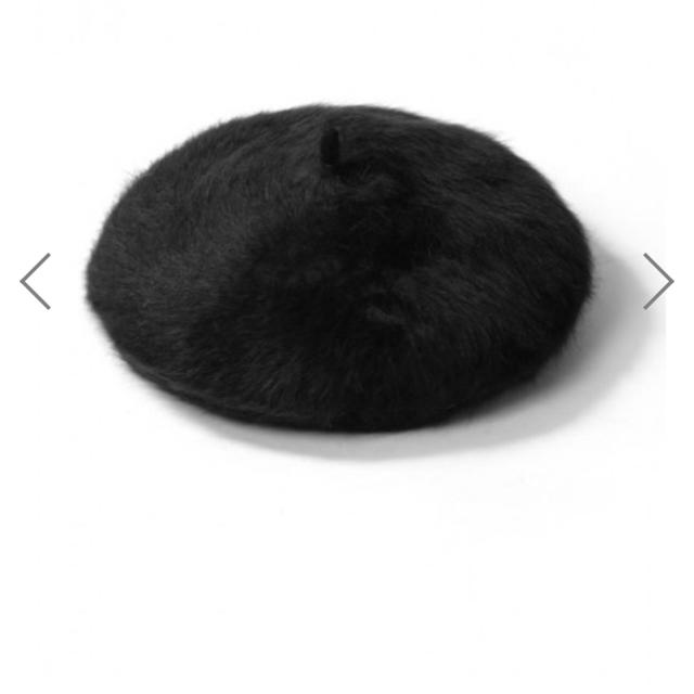 GRL(グレイル)の季節外れ　セール！　黒　ＧＲＬ　ベレー帽　帽子 レディースの帽子(ハンチング/ベレー帽)の商品写真