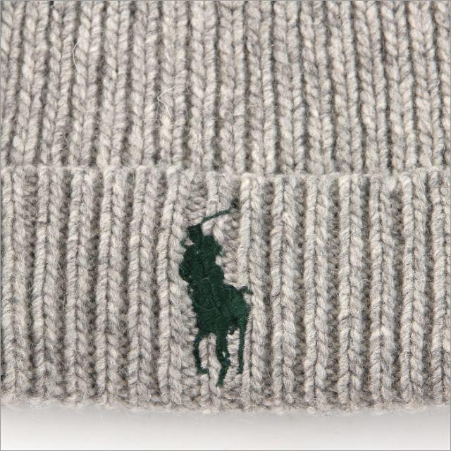 POLO RALPH LAUREN(ポロラルフローレン)のラルフローレン ボンボン ニット帽 レディースの帽子(ニット帽/ビーニー)の商品写真