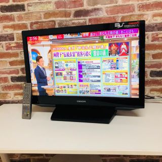 オリオン 19インチ TV。外付けHDD対応。