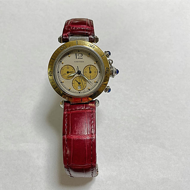 Cartier(カルティエ)のカルティエ　メンズ腕時計　パシャ38mm メンズの時計(腕時計(デジタル))の商品写真