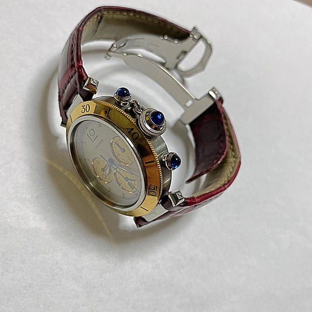 Cartier(カルティエ)のカルティエ　メンズ腕時計　パシャ38mm メンズの時計(腕時計(デジタル))の商品写真