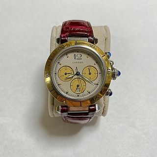 カルティエ(Cartier)のカルティエ　メンズ腕時計　パシャ38mm(腕時計(デジタル))