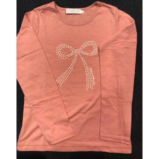 タルティーヌ エ ショコラ(Tartine et Chocolat)の女の子用長袖Tシャツ(size130)(Tシャツ/カットソー)