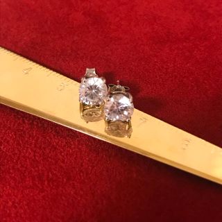 トラベルジュエリー 6㎜ ジルコニアピアス(ピアス)