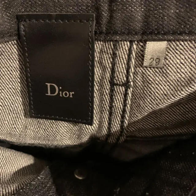 DIOR HOMME(ディオールオム)のdior homme ブラックデニム メンズのパンツ(デニム/ジーンズ)の商品写真